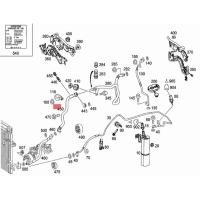 ราคา ท ่ อเครื ่ องปรับอากาศ Mercedes Benz W221 ท ่ อเครื ่ องปรับอากาศเชื ่ อมต ่ อกับคอมเพรสเซอร ์ (25527313100)