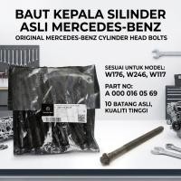 ราคา CYLINDER HEAD BOLTS MERCEDES BENZ M270 M274 W176 W246 W117 ต้นฉบับ 0000160569 (48552795076)