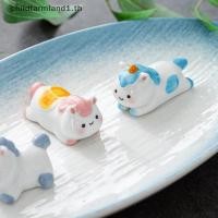 ราคา CHL น่ารักเซรามิคม้าตะเกียบ Rest Rack ผู้ถือช้อนส้อมขาตั้ง Flatware Organizer ม้าปีเครื่องประดับตกแต่งโต๊ะ TH (41826621261)