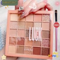 ราคา จัดส่งในพื้นที่ แปรงฟรี อายแชโดว์ 25 สีพร้อมสมุดพาเลทแต่งหน้าธรรมชาติแบบแมตต์กลิตเตอร์กันน้ำติดทนนาน (44025793876)