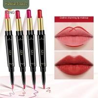 ราคา จัดส่งในพื้นที่ ลิปสติกแบบดินสอ 2 in 1 ปลายคู่ กันน้ำ เม็ดสีติดทนนาน เนื้อแมตต์ 8 สี (53002154771)