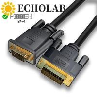 ราคา เสียงสะท้อน สาย Dvi 24 1 ถึง Vga DVI 24 1 ชายกับชาย Dvi เป็นอะแดปเตอร์สายเคเบิล VGA ตัวแปลงวิดีโอชุบทอง 1 m 2 m 3 m สาย Dvi เป็นตัวแปลง Vga สําหรับแล็ปท็อป เดสก์ท็อป โปรเจคเตอร์ HDTV (55551673134)