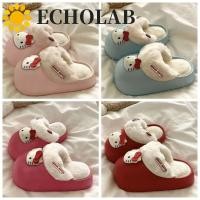ราคา เสียงสะท้อน รองเท้าแตะตุ๊กตาคิตตี้ บ้านกันน้ําขนสัตว์ที่อบอุ่นรองเท้าแตะ อะนิเมะกันลื่นในร่มกลางแจ้งนักเรียนปุยรองเท้าแตะ (57052276788)