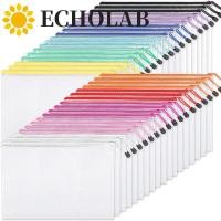 ราคา เสียงสะท้อน ถุงซิปตาข่าย กระเป๋าเครื่องสําอางแต่งหน้าเอกสาร Organiser แฟ้มโฟลเดอร์กระเป๋า A3 A4 A5 A6 พลาสติก Archive โฟลเดอร์เอกสารกันน้ําเครื่องเขียน (51002737153)