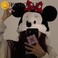 ราคา เสียงสะท้อน หมวกมิกกี้ หมวกป้องกันหูมินนี่หมีพูห์ หมวกการ์ตูนสร้างสรรค์หมวกฤดูหนาวหมวกฤดูหนาวหนากลางแจ้ง (44952409275)
