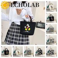 ราคา เสียงสะท้อน กระเป๋าโท้ตมิกกี้เมาส์ อะนิเมะการ์ตูนมิกกี้กระเป๋าผ้าใบ จดหมายน่ารักมัลติฟังก์ชั่ซิปมิกกี้กระเป๋าสะพายข้างกระเป๋าเลดี้ (54802628981)