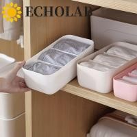 ราคา เสียงสะท้อน กล่องเก็บชุดชั้นใน ประหยัดพื้นที่3 5กริดถุงเท้าชุดชั้นในกล่องเก็บ พลาสติกทนทานซ้อนตู้เสื้อผ้าลิ้นชักออแกไนเซอร์สําหรับบ้าน (53552494706)