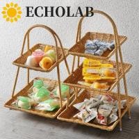 ราคา เสียงสะท้อน ถาดใส่ผลไม้ ชั้นวางขนมแฮนด์เมดทรงสี่เหลี่ยม หวายสไตล์ใหม่เลียนแบบถาดผลไม้แห้งพลาสติกน้ําชายามบ่าย (57051535124)