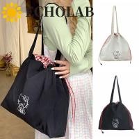 ราคา เสียงสะท้อน กระเป๋าหูรูดคิตตี้ กระเป๋าสะพายคิตตี้ลําลองไนลอน แฟชั่นความจุขนาดใหญ่น้ําหนักเบาสันทนาการค้อมสิริกระเป๋าสําหรับผู้หญิง (50552611005)