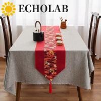ราคา เสียงสะท้อน ผ้าปูโต๊ะ มีพู่โชคปลาพิมพ์สีแดงสไตล์รองชนะเลิศอันดับตาราง อิน วินเทจผ้าฝ้ายผ้าลินินตารางปกงานแต่งงาน (42076478681)
