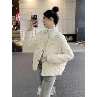 ราคา แจ็คเก็ตผ้าฝ้ายฟิลเล็ดสำหรับผู้หญิง ออกแบบสไตล์เกาหลีคล้ายชาแนล เพชรสังเคราะห์น้ำหนักเบากำลังเหมาะฤดูใบไม้ร่วงและฤดูหนาว (48201543898)