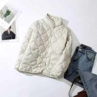 ราคา แจ็คเก็ตขนเป็ดสีขาว น้ำหนักเบาทองได้ warmth สำหรับฤดูหนาว เหมาะกับสไตล์แฟชันเกาหลี (45701543950)