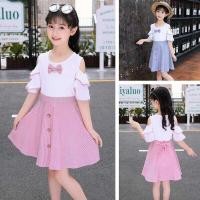 ราคา ผู้พยาน ชุดเดรสแขนสั้นเด็กผู้หญิง เด็กผู้หญิงแต่งตัวในเสื้อผ้า 2024 ใหม่ขนาดกลางและขนาดใหญ่ฤดูร้อนเด็กแฟชั่นชุดเจ้าหญิงสําหรับ 4 12 ปีหญิง (40826224632)