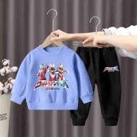 ราคา สเวตเตอร์และกางเกงวอร์มแฟชั่น ลายการ์ตูนสุดเท่ เหมาะสำหรับเด็กผู้ชายในฤดูใบไม้ร่วง (48501050700)