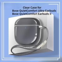 ราคา เคสสําหรับ Bose QuietComfort Ultra Earbuds โปร่งใส TPU ฝาครอบป้องกัน QC หูฟัง II หูฟังบลูทูธหูฟังเชลล์ (27182315302)