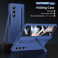 ราคา เคสโทรศัพท์มือถือ แบบพับได้ กันกระแทก พร้อมช่องใส่ปากกา สําหรับ Samsung Galaxy Z Fold3 Fold4 Fold5 (25267825723)