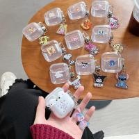 ราคา กรณี Mini airpods Pro4 Pro5 case น่ารัก Kuromi Stellalou จี้สำหรับ Inpods Pro4 หูฟังโปร่งใส TPU Cover (15425340437)