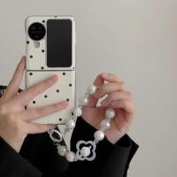 ราคา เคสโทรศัพท์มือถือ แบบฝาพับ ชุบไฟฟ้า กันกระแทก ลายจุด สําหรับ OPPO Find N3 Flip for OPPO Find N2 Flip (15298436480)