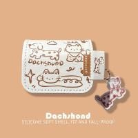 ราคา น่ารักการ์ตูนสุนัขดัชชุนสําหรับXiaomi Redmi Buds6 Proแมวหนังนุ่มจี้สําหรับRedmi Buds 6 Pro 6 Lite 4 Active (26135316519)