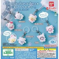 ราคา Pre order กาชาปอง พวงห้อยโมเดลกำมะหยี่ Sanrio characters Fluffy Snow Figure Charm accessories นำเข้าจากญี่ปุ่น (49250645094)