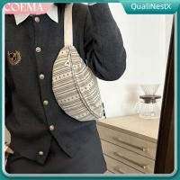 ราคา COD กระเป๋าสะพายไหล่ผู้หญิง กระเป๋าคาดเอวผ้าแคนวาสทรงกล้วย กระเป๋าคาดเอววิ่ง กระเป๋าคาดเอวทรงครึ่งวงกลมสำหรับเล่นกีฬาแบบลำลอง QualiNestX (55852265224)