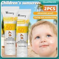 ราคา COD เซ็ต 2 ชิ้น wiieey Kids Baby Facial Body Sunscreen Spf50 ครีมกันแดดปรับผิวขาว ครีมกันแดด ครีมบำรุงผิวเด็ก QualiNestX (27433399694)