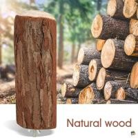 ราคา 2PCS ไม้ธรรมชาติ Bird Perch สําหรับนกแก้ว Cockatiel Budgie Lovebird กรงนกขนาดเล็กอุปกรณ์เสริมฮาร์ดแวร์สแตนเลส (55352175152)