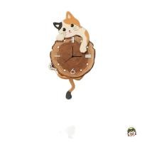 ราคา นาฬิกาแขวนแมวพร้อมลูกตุ้มหางแกว่ง นาฬิกาตกแต่งสําหรับสํานักงานห้องครัวในร่ม (53052615444)