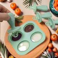 ราคา แม่พิมพ์ไอติมฟันเด็ก ไอติมนมขนาดเล็กแม่พิมพ์ที่มีแท่งและ4จุดสําหรับบรรเทาอาการปวดฟันเด็ก (50550758335)