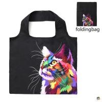 ราคา กระเป๋าช้อปปิ้ง Tote ลายภาพวาดดอกทานตะวุน ใช้ซ้ำได้ สำหรับซูเปอร์มาร์เก็ต (48800577426)