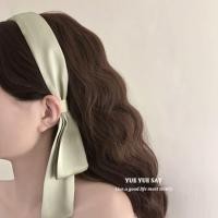 ราคา ที่คาดผมแบบรวมรสชาเขียวมัทฉะ ฤดูร้อน ริบบิ้นฝรั่งเศส ดีไซน์นิชย้อนยุค ที่คาดผมสีเขียวนม อุปกรณ์เสริมผม สินค้าเฉพาะ (24443375991)