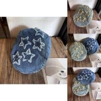 ราคา หมวกเบเรโต้ยีนส์ waterwash สำหรับสไตล์ศิลปะและแฟชั่นสมัยใหม่ (51552242280)