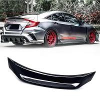 ราคา สําหรับ Honda Civic 10th Gen ซีดาน 2017 2020 Civic R สไตล์สปอยเลอร์รถด้านหลังรถบรรทุกสปอยเลอร์ Lip Ducktail Wing รถอุปกรณ์เสริม Body Kit (26403863429)