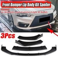 ราคา 3x Universal รถกันชนหน้า Lip Diffuser สปอยเลอร์สําหรับ Mitsubishi Lancer สําหรับ Evolution Eclipse สําหรับ Toyota Corolla Camry Body Kit (55550824976)