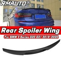 ราคา สําหรับ BMW 3 Series G20 สปอยเลอร์คุณภาพสูงคาร์บอนไฟเบอร์ Glossy สีดําดัดแปลงด้านหลังหลังคา Wing Boot Lip จัดแต่งทรงผมรถ Body Kit (49300855039)