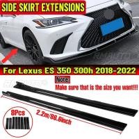 ราคา คุณภาพสูง 2 2 M ด้านข้างกระโปรง Extension Rocker Splitters กันชน Diffuser Winglet ปีกสําหรับ Lexus ES ES350 ES300h 2018 2022 (41726150407)