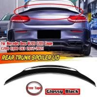 ราคา W205 รถด้านหลัง Boot Wing PSM สไตล์สําหรับ Mercedes สําหรับ Benz W205 C205 Coupe C200 C300 C63 2017 2021 ด้านหลังสปอยเลอร์ปีกชุด (26503981139)