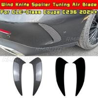 ราคา สําหรับ Mercedes Benz CLE Class Coupe C236 2024 Body Kit ลมมีดสปอยเลอร์ Tuning Air Blade ด้านหลังแยกรถอุปกรณ์เสริม (56302123667)