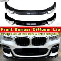 ราคา สําหรับ BMW X3 X4 G01 G02 M Pack สําหรับกันชนหน้า Diffuser Lip สปอยเลอร์ด้านหน้าสําหรับ BMW X3 X4 G01 G02 M Pack 2018 2021 อุปกรณ์เสริม (41226846877)