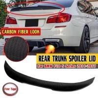 ราคา ใหม่รถด้านหลังสปอยเลอร์ Lip Boot Wing ด้านหลังสปอยเลอร์ปีกสําหรับ BMW F10 5 Series 2011 2017 PSM สไตล์ด้านหลัง Trunk Wing สปอยเลอร์ Lip (50750824864)