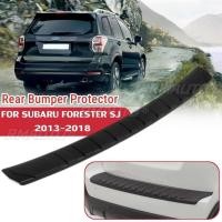 ราคา ด้านหลังกันชน Protector Sill Trunk ด้านหลัง guard Tread แผ่น Trim สําหรับ SUBARU FORESTER SJ 2013 2018 จัดแต่งทรงผมรถอะไหล่ภายนอก (29343504677)
