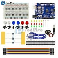ราคา DIY ชุดเริ่มต้นอิเล็กทรอนิกส์สําหรับ UNO R3 Arduino Circuit Board Electronics 12 in 1 โปรแกรมวิศวกรรม Coding Education (56301535712)