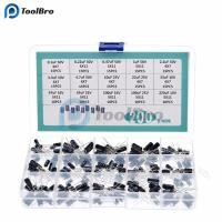ราคา 200PCS Electrolytic Capacitor Kit ผสม SMD Radial Electrolyte Capacitors 10V 16V 25V 50V 0 1uF 220uF ชุดอิเล็กทรอนิกส์สําหรับ Arduino (52152820035)