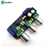 ราคา Hifi NE5532 Tone Treble Bass Preamplifier บอร์ดเสียง Amprifier Equalizer Preamp Tone Control Pre Amplifier (25237352087)