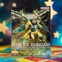 ราคา Bandai MG 1 100 Justice Gundam Ver 2 0 Cross Contrast Colours Clear Yellow Model Kit (55052916152)