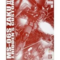 ราคา Bandai MG 1 100 ZAKU II Ver 2 0 J Riddens Custom Model Kit (47500185396)
