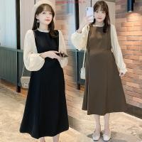 ราคา ชุดคลุมท้องแขนยาว มีซิปหลัง มีสายผูกหลัง ใส่ทำงานได้ (51602902449)