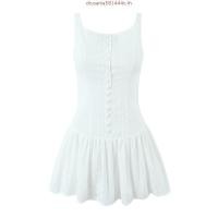 ราคา Flora whim mini dress scrunchies ชุดเดรสสายเดี่ยวลูกไม้ ชอบพอดีลงตามที่แจ้ง ชอบหลวมบวก 1 ไซต์ swana ss (45250212794)