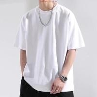 ราคา 9 9 SALE คอฟิต Heavy Cotton Combed 100 เสื้อยืด Oversize ผู้ชาย สีดำ ONF (49752212689)