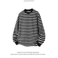 ราคา UNIQLO ยูนิโคล่ เสื้อยืดแขนยาวคอกลมผู้ชาย ลายทาง สวมใส่ง่าย อเนกประสงค์ เหมาะสำหรับฤดูใบไม้ผลิและฤดูใบไม้ร่วง (47802203293)